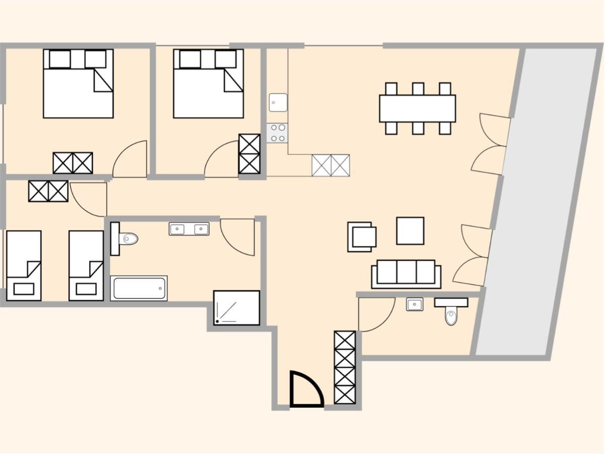 Exklusive 4.5 Zimmer Wohnung Fuer Familien Und Business Eschenz Esterno foto